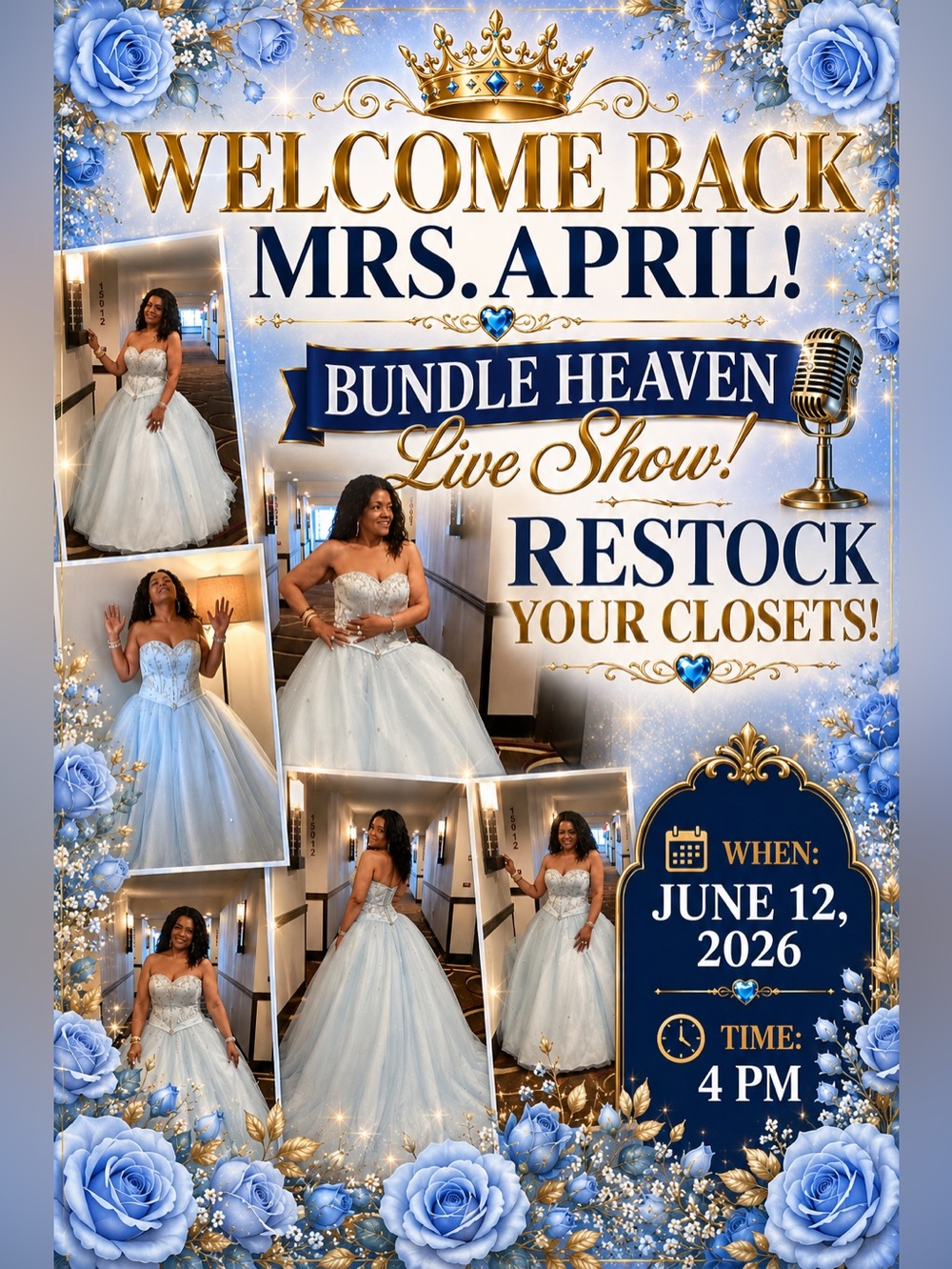 WELCOME BACK MRS.APRIL…